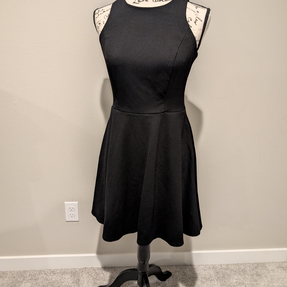 White House Black Market Classic Black Mini Dress